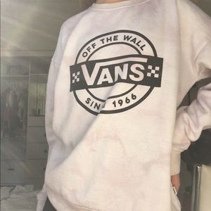 Vans Purple tie dye sweatshirt